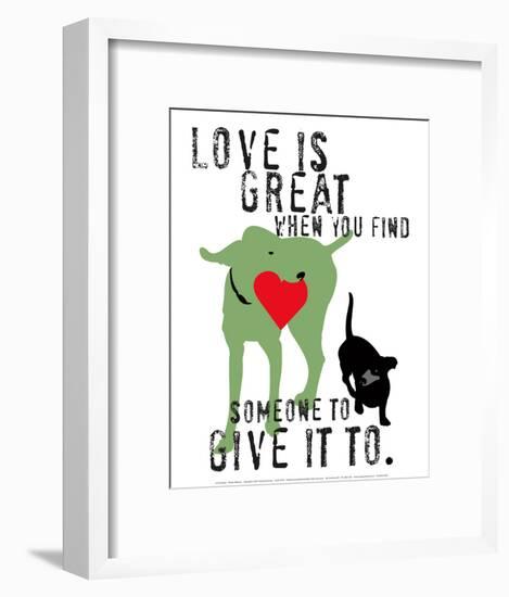 Love Is Great-Ginger Oliphant-Framed Art Print