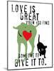 Love Is Great-Ginger Oliphant-Mounted Art Print