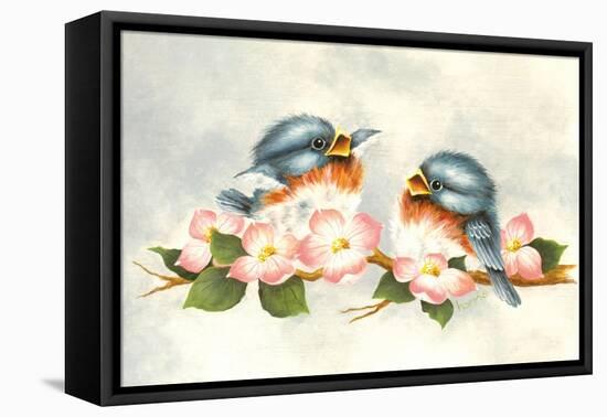 Love Is in the Air - Birds-Peggy Harris-Framed Premier Image Canvas