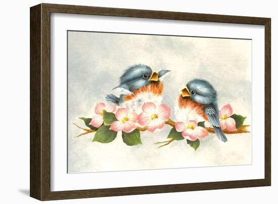 Love Is in the Air - Birds-Peggy Harris-Framed Giclee Print