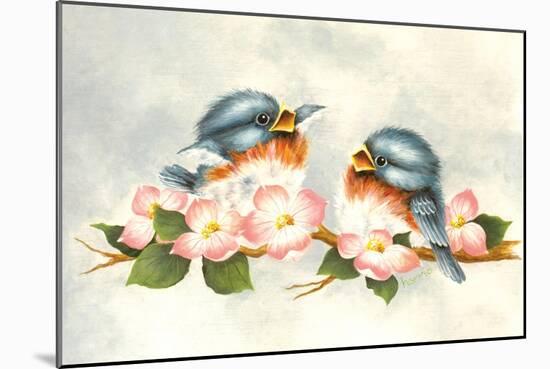 Love Is in the Air - Birds-Peggy Harris-Mounted Giclee Print