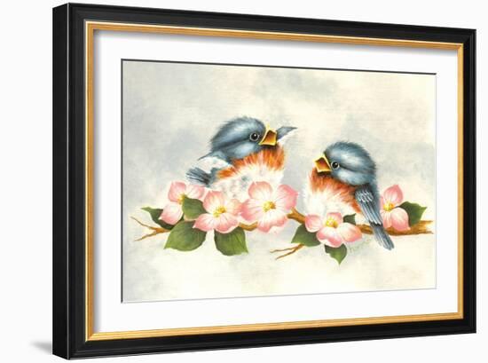 Love Is in the Air - Birds-Peggy Harris-Framed Giclee Print