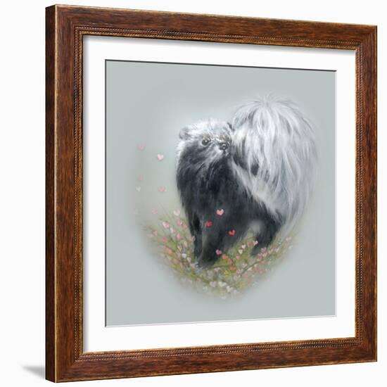 Love Is in the Air - Skunk-Peggy Harris-Framed Giclee Print