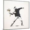 Love Is in the Air-Banksy-Mounted Giclee Print