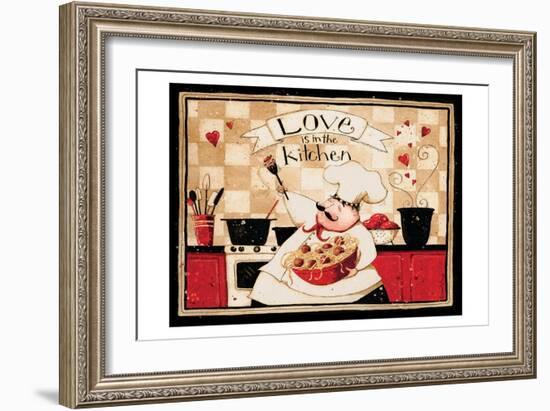 Love Is In The Kitchen-Dan Dipaolo-Framed Art Print