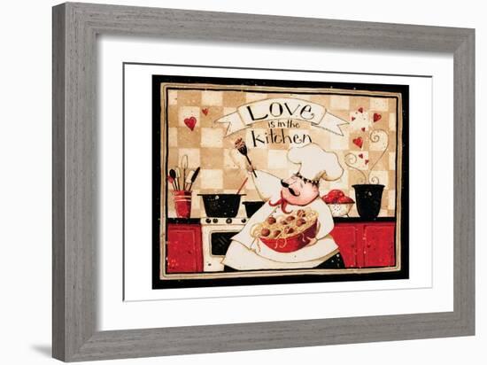 Love Is In The Kitchen-Dan Dipaolo-Framed Art Print