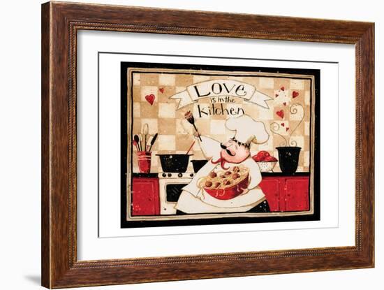 Love Is In The Kitchen-Dan Dipaolo-Framed Art Print