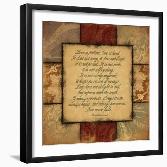 Love Is Kind-Jace Grey-Framed Art Print