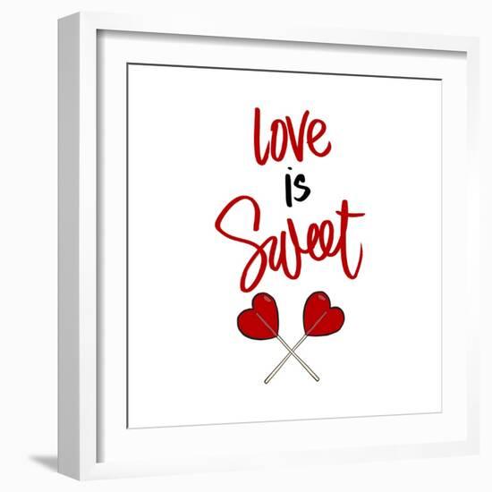 Love is Sweet-Sd Graphics Studio-Framed Art Print