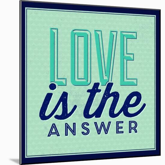 Love Is the Answer 1-Lorand Okos-Mounted Art Print