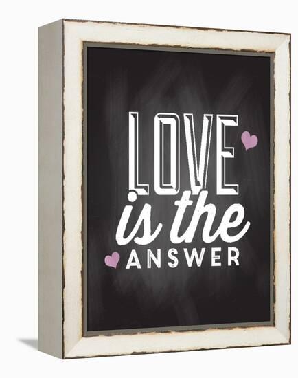 Love is the Answer-Kimberly Allen-Framed Stretched Canvas