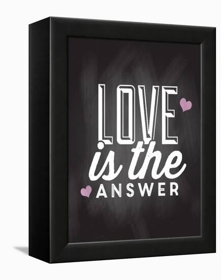 Love is the Answer-Kimberly Allen-Framed Stretched Canvas