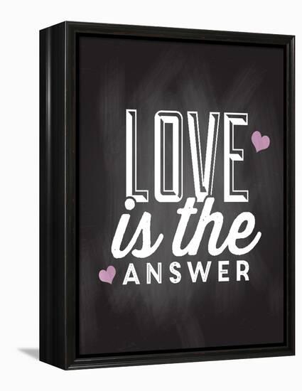 Love is the Answer-Kimberly Allen-Framed Stretched Canvas