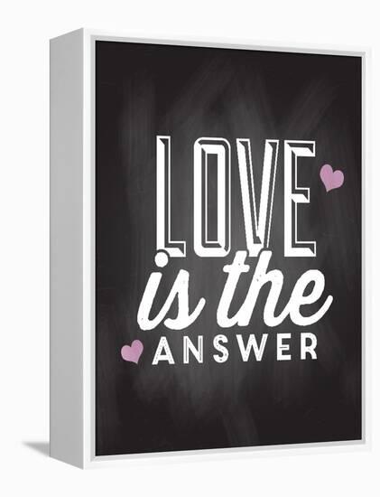 Love is the Answer-Kimberly Allen-Framed Stretched Canvas