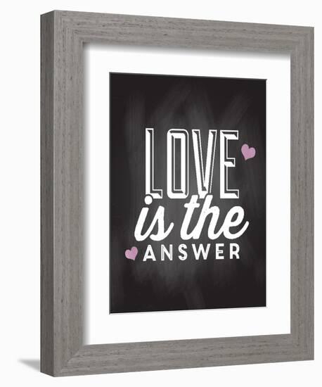 Love is the Answer-Kimberly Allen-Framed Premium Giclee Print