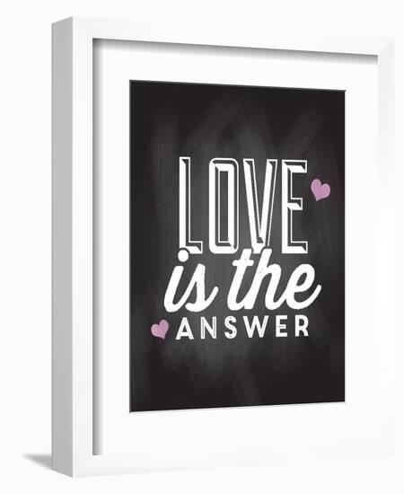 Love is the Answer-Kimberly Allen-Framed Premium Giclee Print