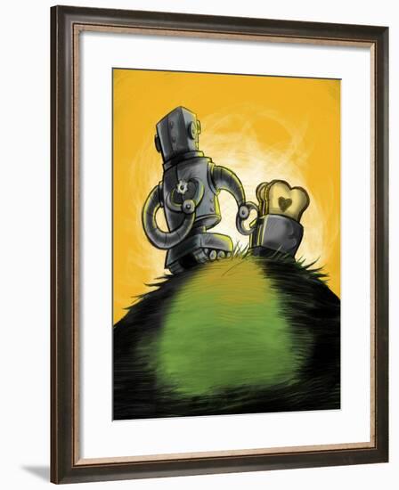 Love Is Toast-Mischief Factory-Framed Giclee Print