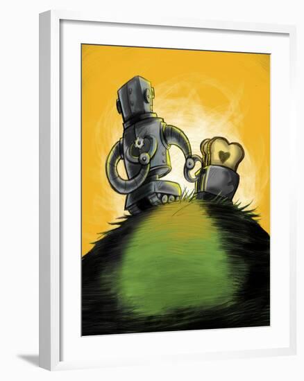 Love Is Toast-Mischief Factory-Framed Giclee Print