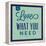 Love Is What You Need 1-Lorand Okos-Framed Stretched Canvas