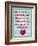 Love Is When You  Fall Asleep Thinking About-Cathy Cute-Framed Giclee Print