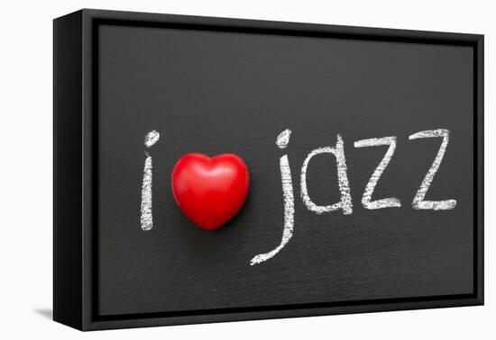 Love Jazz-Yury Zap-Framed Stretched Canvas