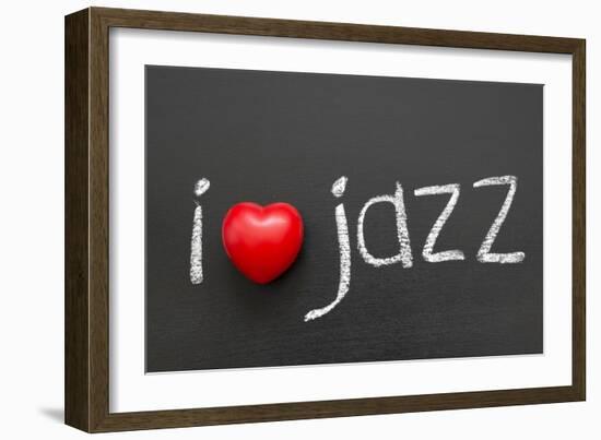 Love Jazz-Yury Zap-Framed Art Print