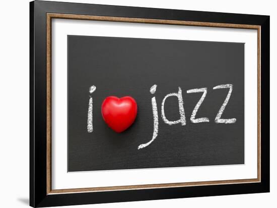 Love Jazz-Yury Zap-Framed Art Print