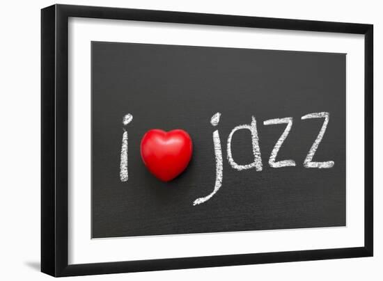 Love Jazz-Yury Zap-Framed Art Print