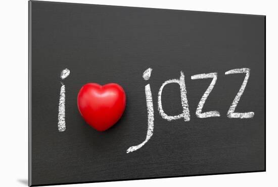 Love Jazz-Yury Zap-Mounted Art Print