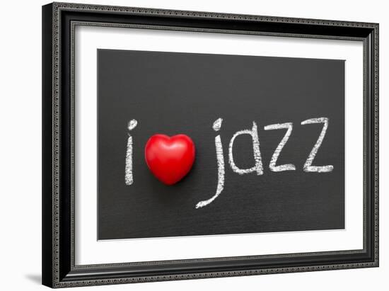 Love Jazz-Yury Zap-Framed Art Print