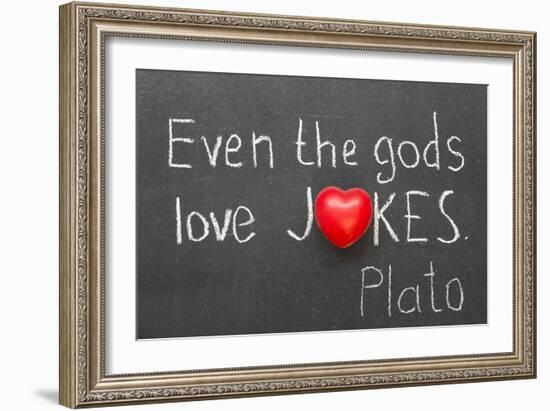 Love Jokes-Yury Zap-Framed Art Print