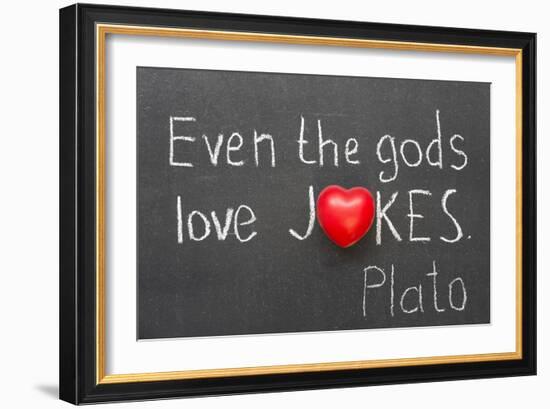 Love Jokes-Yury Zap-Framed Art Print