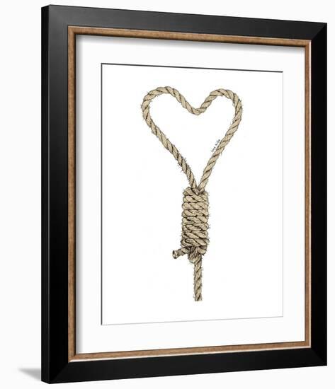 Love Kills-Urban Cricket-Framed Art Print