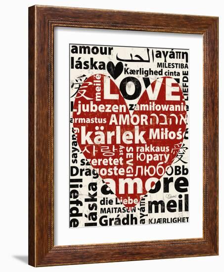 Love Languages-Carole Stevens-Framed Art Print