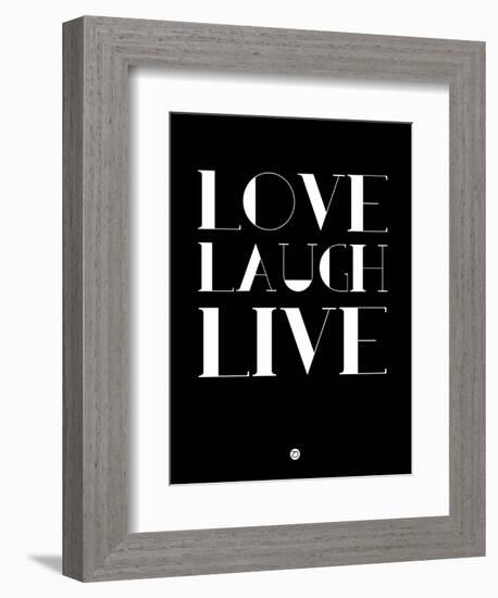 Love Laugh Live 1-NaxArt-Framed Premium Giclee Print