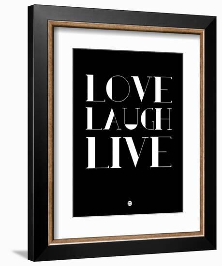 Love Laugh Live 1-NaxArt-Framed Premium Giclee Print