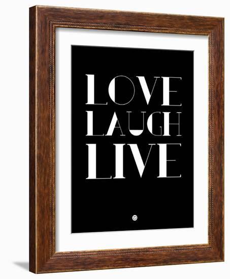 Love Laugh Live 1-NaxArt-Framed Art Print
