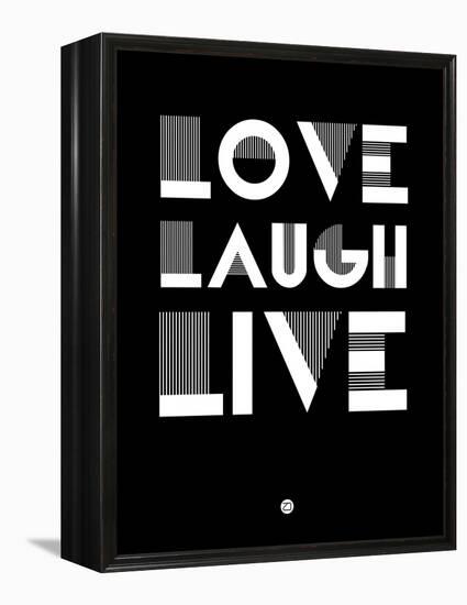 Love Laugh Live 2-NaxArt-Framed Stretched Canvas