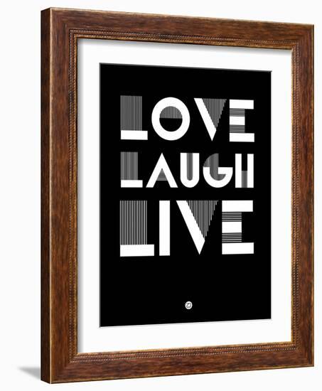 Love Laugh Live 2-NaxArt-Framed Art Print