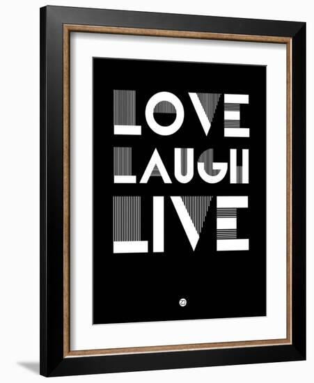 Love Laugh Live 2-NaxArt-Framed Art Print