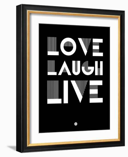 Love Laugh Live 2-NaxArt-Framed Art Print