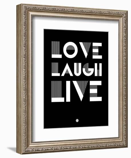 Love Laugh Live 2-NaxArt-Framed Premium Giclee Print