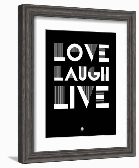 Love Laugh Live 2-NaxArt-Framed Art Print