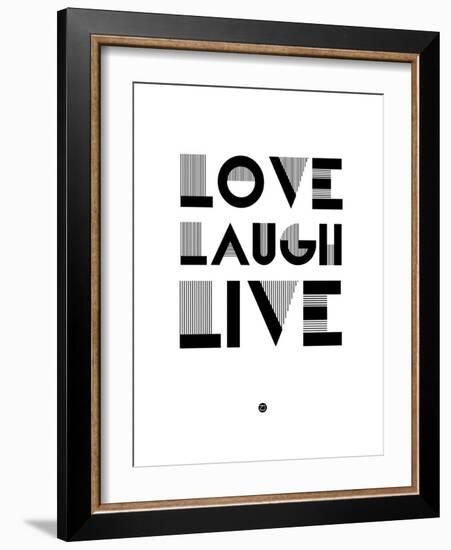 Love Laugh Live 3-NaxArt-Framed Art Print