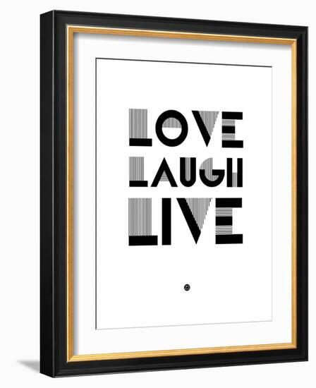 Love Laugh Live 3-NaxArt-Framed Art Print