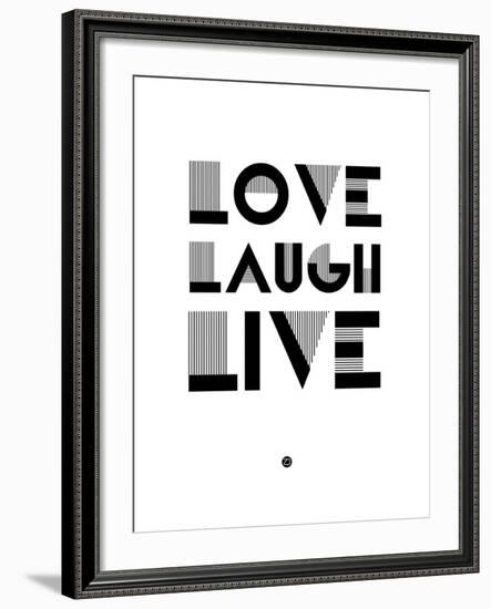 Love Laugh Live 3-NaxArt-Framed Art Print