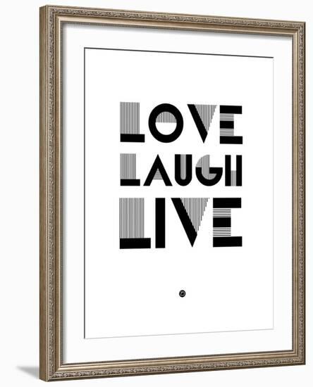 Love Laugh Live 3-NaxArt-Framed Art Print