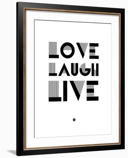 Love Laugh Live 3-NaxArt-Framed Art Print