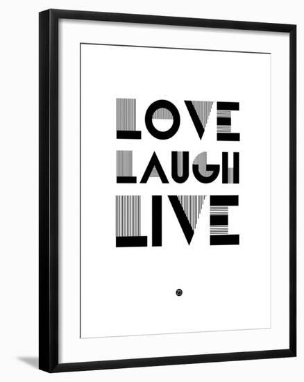 Love Laugh Live 3-NaxArt-Framed Art Print