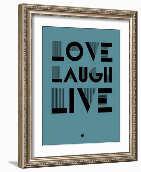 Love Laugh Live 4-NaxArt-Framed Art Print